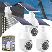Appreciarel Surveillance Camera, Simulated Surveillance Camera Street Light, Appreciarel Ae09 Security Monitor Cameras, Solar Outdoor Garden Lights, Anti-Theft, Human Body Sensing Lighting (3)