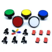 60mm Arcade Button LED Dome Illuminated with Microswitch For JAMMA MAME Game New