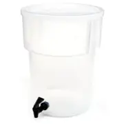 Carlisle Beverage Dispenser 5-Gal Shatter-Resistant Polypropylene Transparent