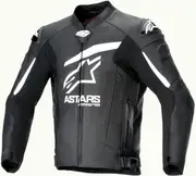 Alpinestars GP Plus R V4 Airflow, leather jacket perforated , color: Black/White , size: 56