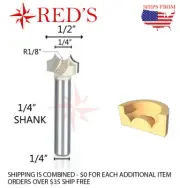Tideway Carbide PRO LC09030404 1/4" Dragon Ball Bit 1/4" shank router bit
