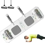 Exercise Board | Non-Slip Pushup Board for Men - Fitness Supplies with Tensile Rope and Timer, Exerciser Trainer Board, Pilates Equipment for Abdominal & Core Strength Training
