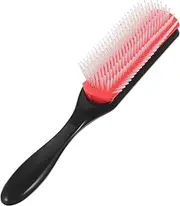 Ipetboom 9 Row Handle Roll Comb Hair Styling Brush for Men Women Anti-static Hair Brush Barber Comb Diy Styles
