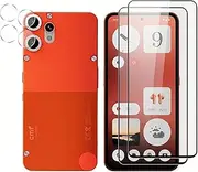 Screen Protector Compatible with Nothing CMF Phone 2 Pro (2025), [2+2 Pack] Screen Protector and HD Camera Lens Protector Tempered Glass, Anti-Scratch, Bubble-Free (Clear)