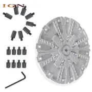 Lathe Chucks Jumbo Jaws Turn Bowls Plates With Hex Key And Grips 8-1/4"