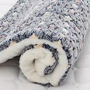 DUOLEH Soft Cat Blanket, Washable Kitten Puppy Mat, Calming Pet Blanket for Bed Couch Protector, Pet Throw for Small Medium Dogs and Cats, Small Dog Sleeping Mat (61x41cm,Style 1)