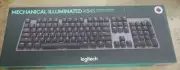 Logitech K845 Mechanical Illuminated Corded Aluminum Keyboard Red Linear Switch