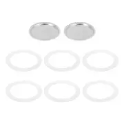 Aluminium Filter Replacement 56x49x4mm for 3-Cup Use Mocha Coffee Maker Pot