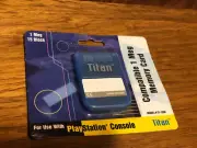 Blue Titan 1MB Memory Card For Playstation 2 PS2
