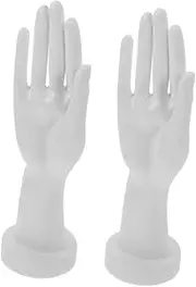 Garneck Bracelet Organizer Display Mannequin Hand Model Plastic Ring Display Stand for Store Home