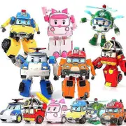 POLI Transformation Toy Set Poli Transformation Police Car Rescue Team Auto Robot