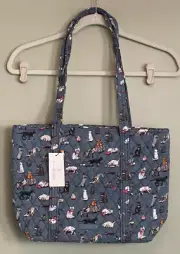 Vera Bradley Small Vera Tote CAT'S MEOW MSRP $109 ~ NWT