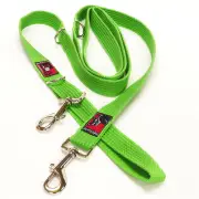 Black Dog Double-Ended Training Dog Lead - Regular Width - Green