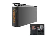 VoltX 12V 200Ah Slim Lithium Battery + Switch Panel ON-OFF Control Box (Connect 17 Devices)