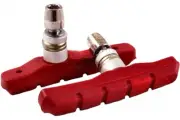 Red 72mm V Brake Pads for Shimano SRAM Avid Tektro Diacompe,Rubber Bicycle Shoes
