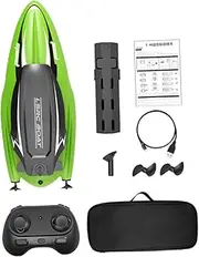 LRXIYODE Remote Control Boat with Double Motors High Speed for Design Vibrant Color Stable for Outdoor Fun