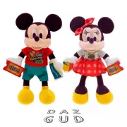 2023 Disney Parks Play In The Parks Mickey Mouse & Minnie 14” Plush Set NEW