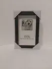 Dog Picture Frame 3x3 "Dogs Laugh W/ Their Tails" Black LCS ACCESSORIES FRAME