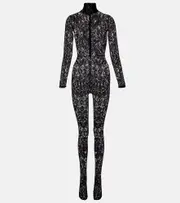 [Valentino] Valentino Rebrodé lace jumpsuit AU 10 black