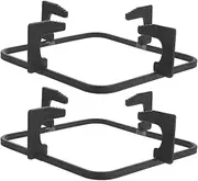 Luxshiny 2pcs Gas Stove Bracket Gas Cooktop Gas Stove Support Pot Holder Bracket Pot Rack Bracket Gas Stove Holder Gas Stove Rack Pan Support for Stove Gas Stove Wok Cast Iron Black
