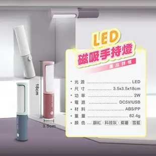 老婆叫我買 LED手持磁吸小夜燈 夜燈 床頭燈 led燈 led感應燈 床頭壁燈 磁吸感應 感應式 led燈具 手持