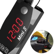 3in1 Waterproof LED Electronic Clock Thermometer Voltmeter New Motorcycle V2K9