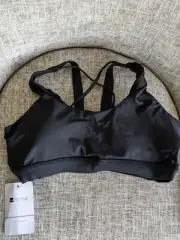 AFITNE Strappy Sports Bra Crisscross Breathable Support Padded Workout Women LG