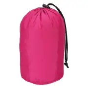 Stuff Sack, 5x10" Waterproof Outdoor Drawstring Bag for Camping, Rose Red