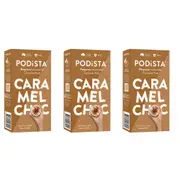 3x 10PK PODiSTA Caramel Chocolate Pod Capsules Nespresso Compatible 100g