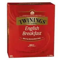 在飛比找ihergo愛合購優惠-免運!【TWININGS】1盒100包 唐寧 早餐茶 伯爵紅