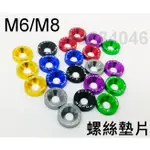 一包價格-M6.M8彩色螺絲墊片/BWS/新勁戰/雷霆王/G6/JETS/VJR/MANY/彪虎/SMAX/FORCE