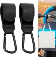 2 Pcs Baby Stroller Hooks Clips, Convenient Pushchair Accessories Mommy Bag H...