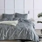 3D Banana Leaf NAO4880 Bed Pillowcases Quilt Duvet Cover Set Queen King Fay