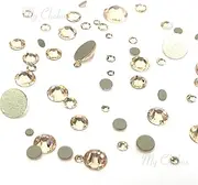 SILK (391) 144 pcs Swarovski 2058/2088 Crystal Flatbacks rhinestones nail art mixed with Sizes ss5 ss7 ss9 ss12 ss16 ss20 ss30