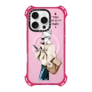 iPhone 16 Pro Bounce Case MagSafe Compatible Girl and coffee