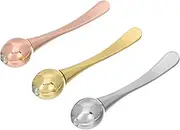 Ipetboom 3pcs Eye Cream Stick Body Roller Massager Face Gems Mini Face Roller Beauty Scoop Jade Roller for Face Eye Roller Mini Massager Face Massager Eye Cream Wand Metal Care