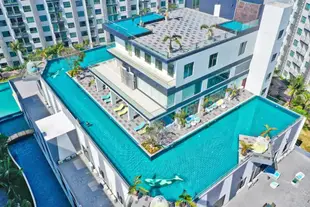 芭達雅海濱路的1臥室公寓 - 26平方公尺/1間專用衛浴Brand new quite Condo