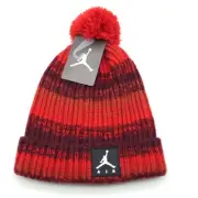 Jordan Beanie Hat Knit Jumpman Red/maroon Youth Size 8/20 Gym Red