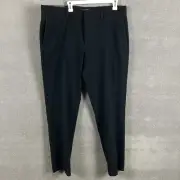 Banana Republic Tapered Pants 38 x 32 Mens Brushed Business Smart Casual Black