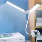 LED Desk Lamp Dimmable Desk Light with USB Charging Port Clip on Book Light New
