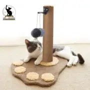 Multi-Purpose Cat Climbing Frame, Cat Tree Tower, Grab Column Toy, Natural Sisal