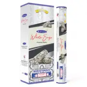 6 x White Sage Incense 20 Sticks SATYA (Total 120 Sticks)