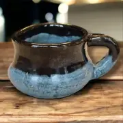 The Potter's House Studio Pottery Blue And Black Coffee/Tea Mug - OS