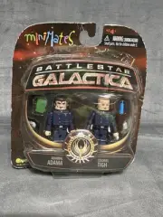 Battlestar Galactica ADMIRAL ADAMA & COLONEL TIGH Wave 2 Minimates