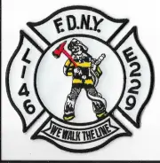 New York Fire Department (FDNY) Engine 229/Ladder 146 Patch V1