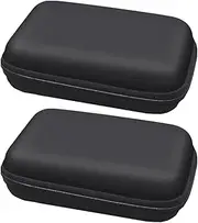 2Pcs Shockproof Electronics Accessories Bags Portable Storage Pouch for Mobile Hard Disk Charger Data Cables Lightweight Durable