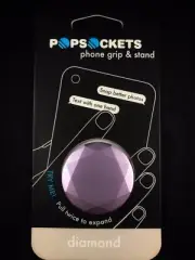 Authentic PopSockets Diamond Lavender PopSocket Pop Socket Phone Holder Grip