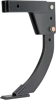 ROADGIVE Hitch Mounted Ripper Fits for CAT 0 and CAT 1 Tractor, Hitch Lawn Ripper, Adjustable 16" Trenching Shank Plow Fits 2'' Receiver Adapter