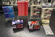 MAXELL, TDK, SONY sealed vintage cassette, micro-cassette and VHS-C tapes