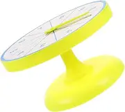 GARVALON Turntable Wheel Teaching Number Turntable DIY Math Turntable Small Math Teaching Tool Game Prize Wheel